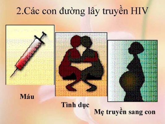 HIV có thể lây lan qua đường tình dục